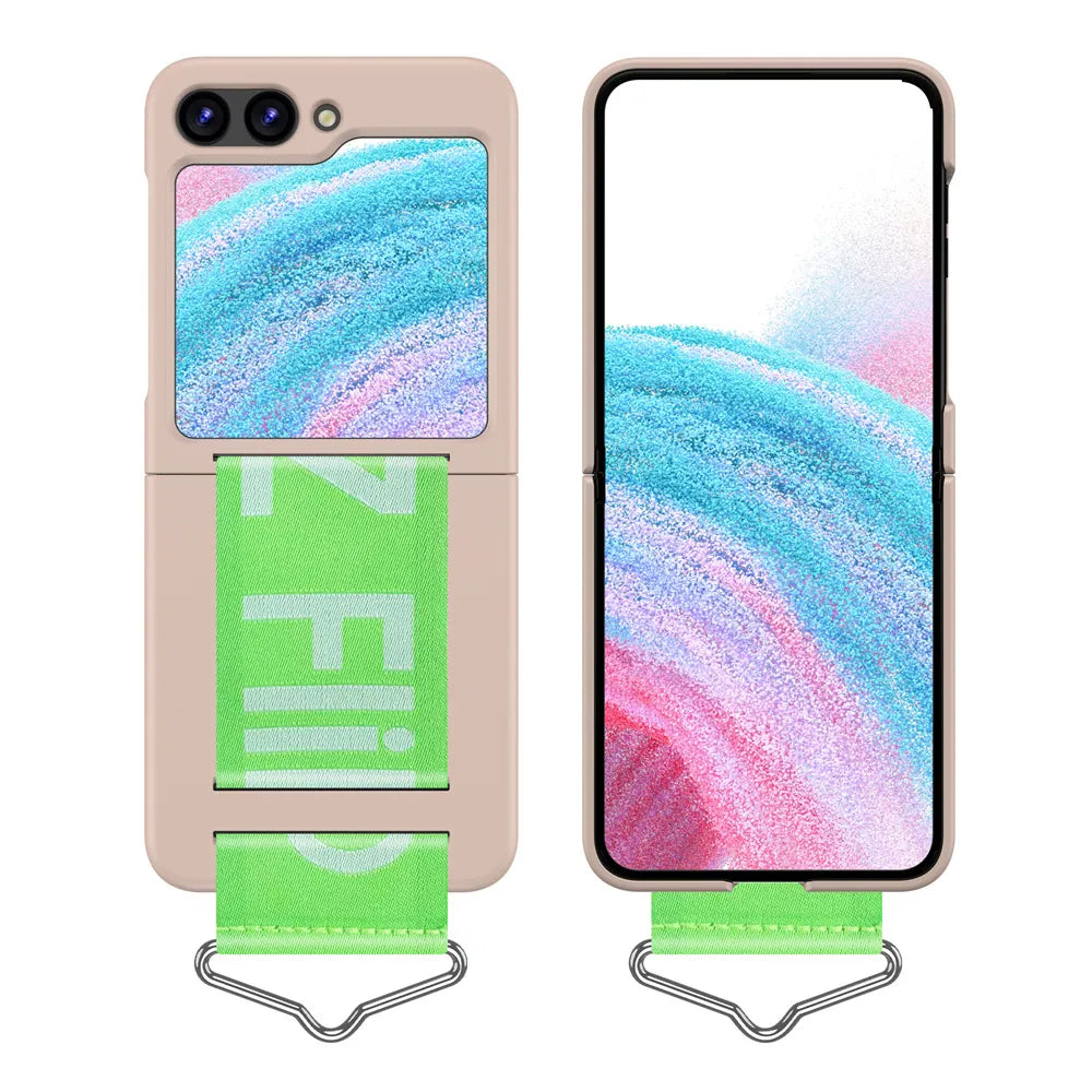 Thin Ring Wristband Phone Case For Galaxy Z Flip