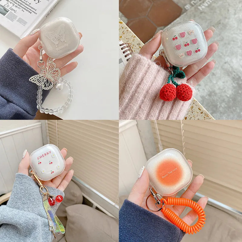 Case with Spring Bracelet For Samsung Galaxy Buds