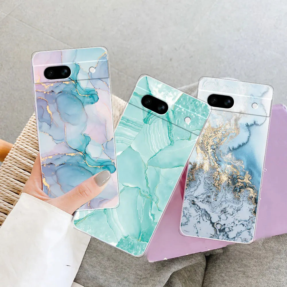 Soft Silicone Painted Colorful Cases For Google Pixel