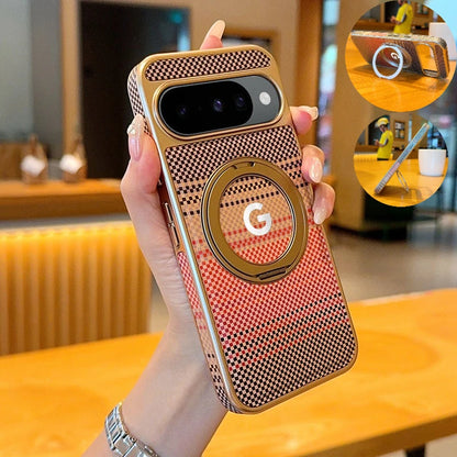 Carbon Fiber Texture Magnetic Business Case For Google Pixel