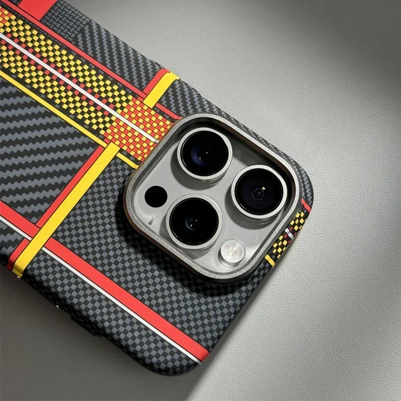 Carbon Fibre Magsafe Phone Case for iPhone