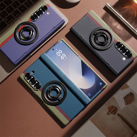 Carbon Fiber Protective Case For Samsung Galaxy Z Fold