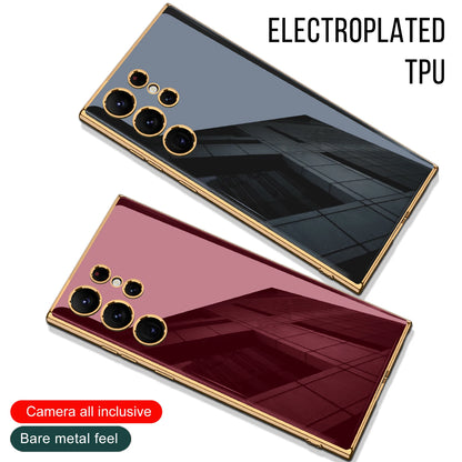 Luxury Solid Color Electroplated For Samsung Galaxy S23 Ultra