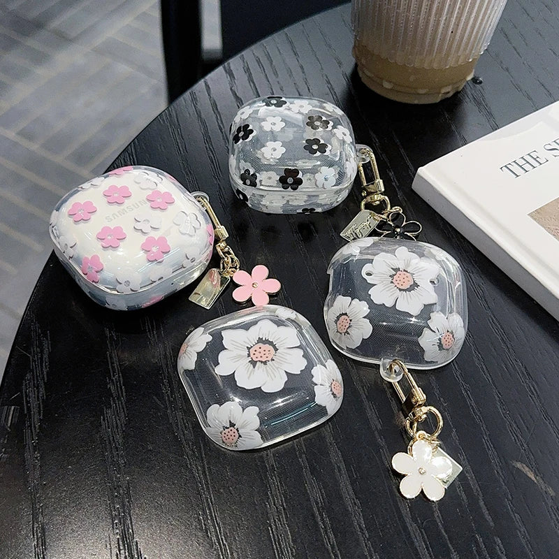 Fashion Flowers Case For Samsung  Buds