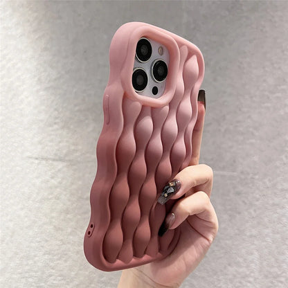 Water Ripple Gradient Phone Case For iPhone