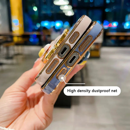 Super Marios Plating Holder Phone Case For Galaxy