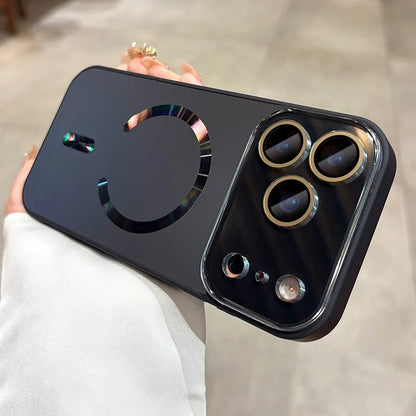 Big Window Flowing Light for Magsafe Magnetic Case for iPhone