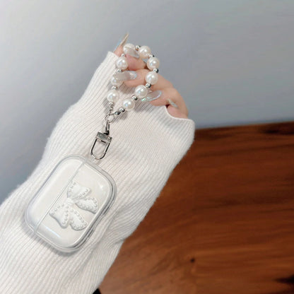 Cute Glitter Bow knot Crystal Case For Airpods