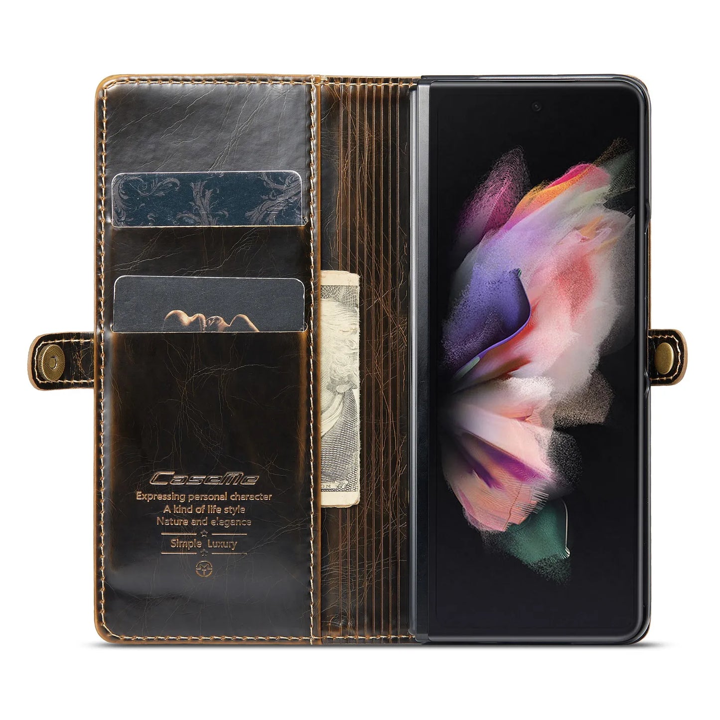 Business Leather Wallet Case for Samsung Galaxy Z Fold