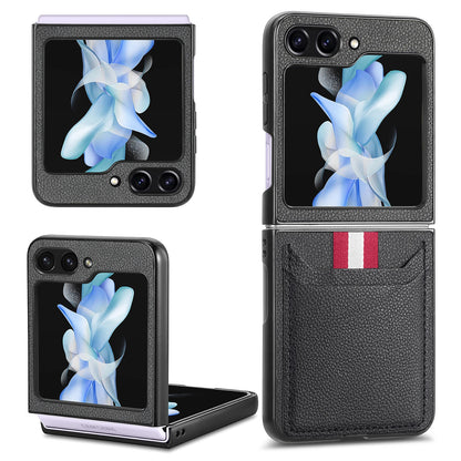 Slim Leather Card Holder Case for Samsung Galaxy Z Flip