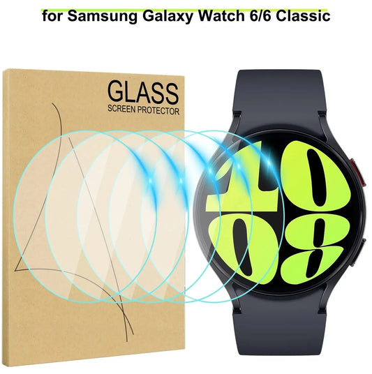 5 Pcs Tempered Glass for Samsung Galaxy Watch 6 Series