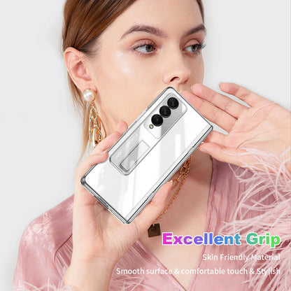 Transparent Plating Case For Samsung Galaxy Z Fold