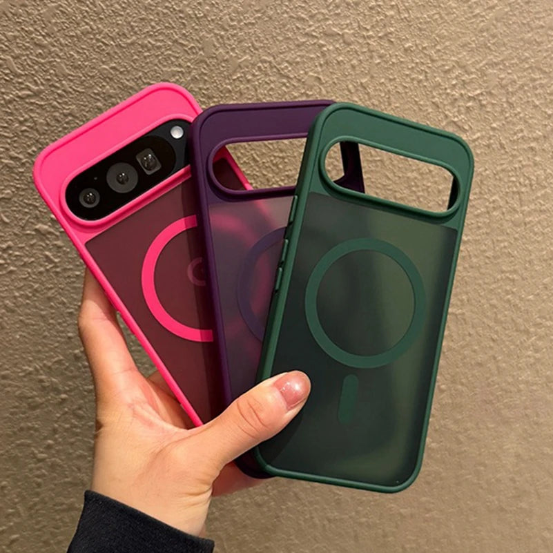 Magsafe Translucent Matte Magnetic Case For Google Pixel