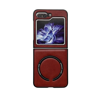 Luxury Leather Phone Case For Samsung Galaxy Z Flip
