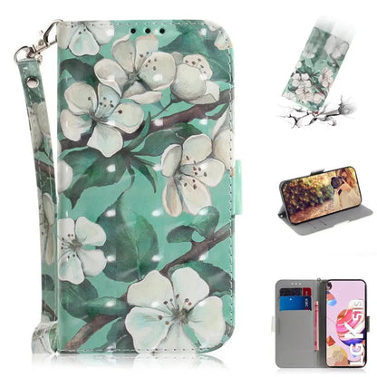 Magnetic Geometric Textile Pattern Wallet Case for Galaxy