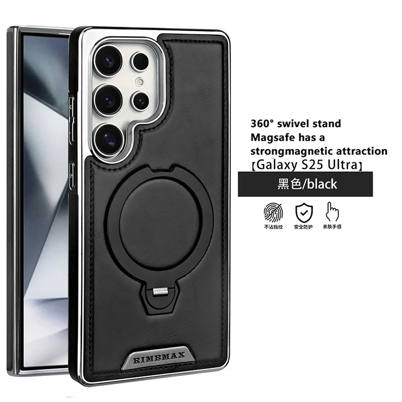 360 ° Rotating Bracket Leather Case for Samsung