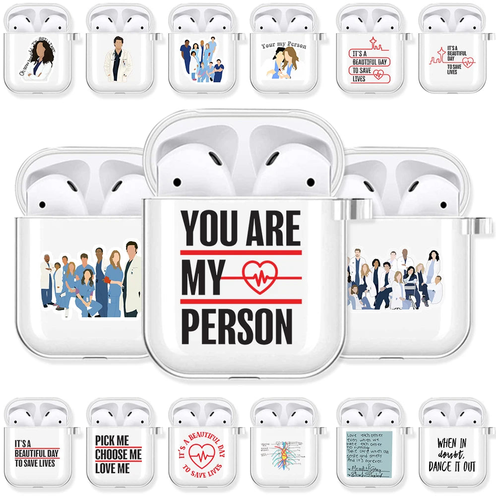 Quotes and TV Shows Soft TPU Case for Airpods