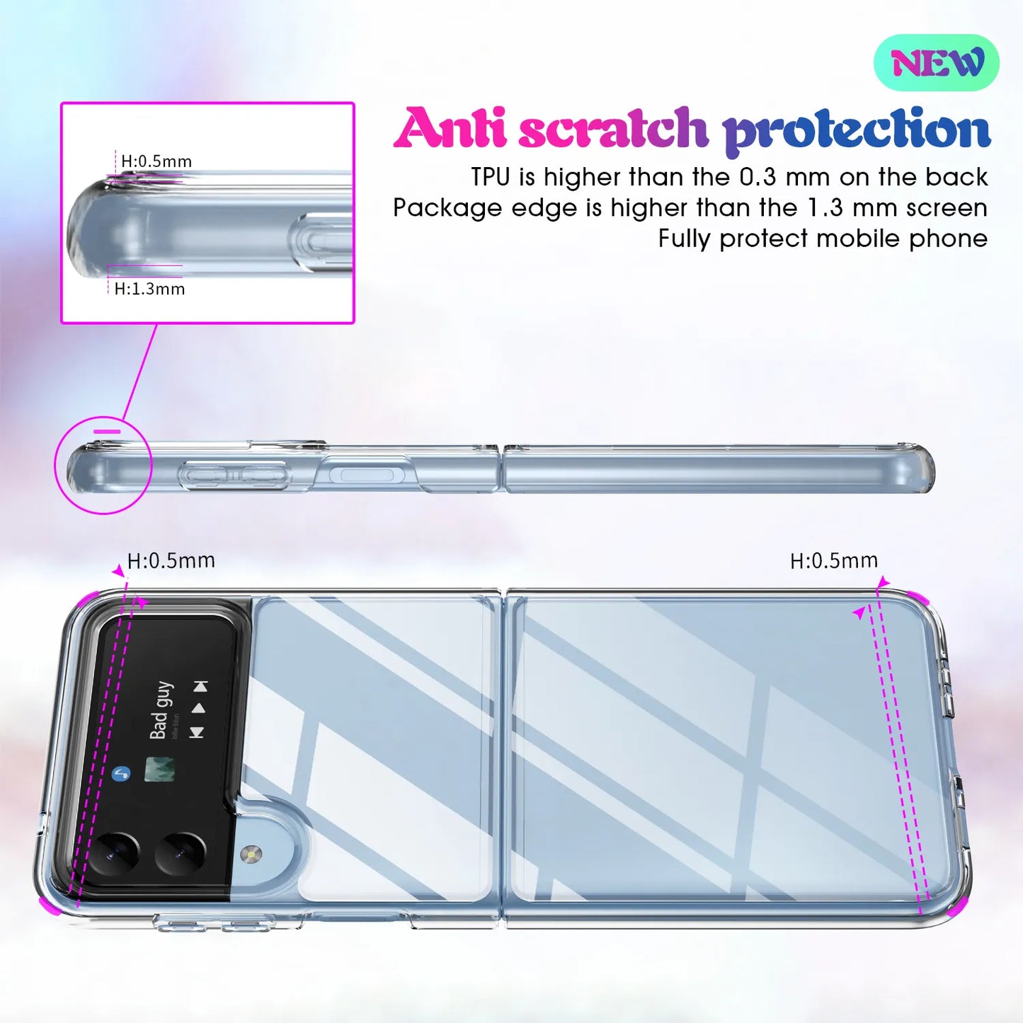 Ultra Thin PC Case for Samsung Galaxy Z Flip