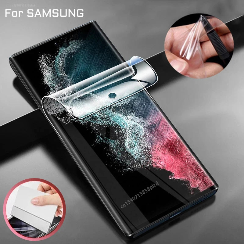 4 Pcs Hydrogel Screen Protector for Samsung Galaxy