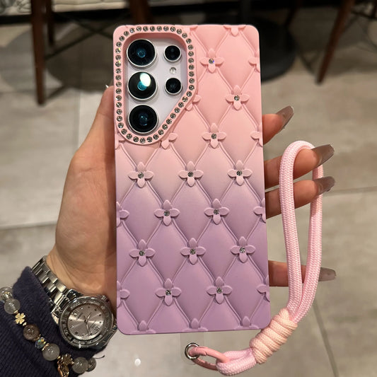 6D Flowers Edge Gradient Case For Samsung