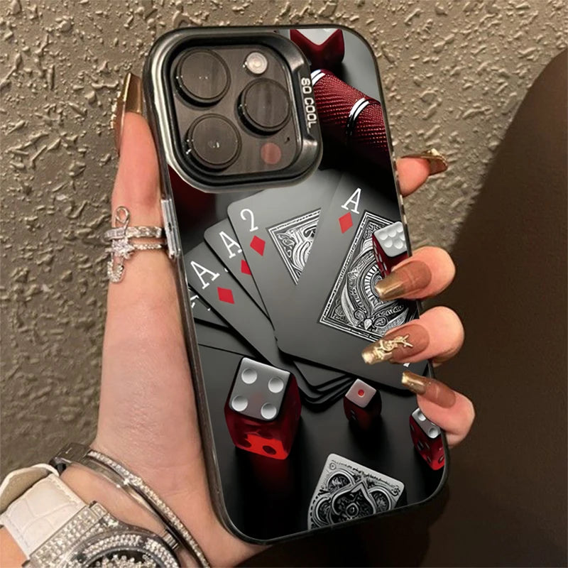 Poker Ultra-Thin Hard  Case for iPhone