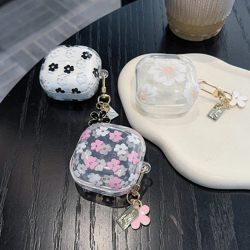 Fashion Flowers Case For Samsung  Buds