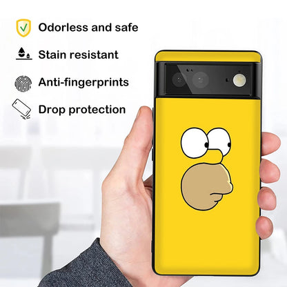 Funny Cartoon Face Cases for Google Pixel