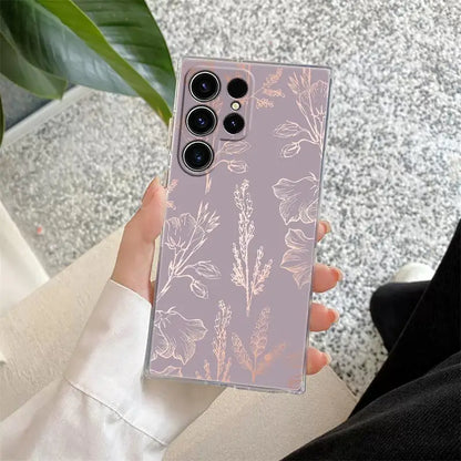 Glitter Pattern Phone Case For Samsung
