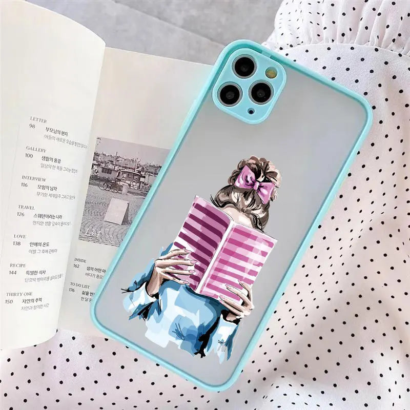 Read Book Coffee Girl  Case for iphone