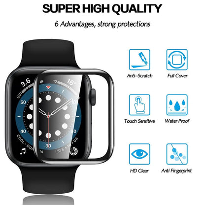 4 Pcs Screen Protector For Apple Watch