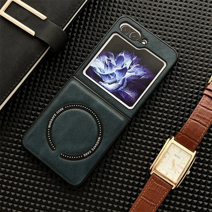 Luxury Leather Phone Case For Samsung Galaxy Z Flip