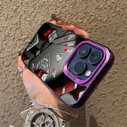 Poker Ultra-Thin Hard  Case for iPhone