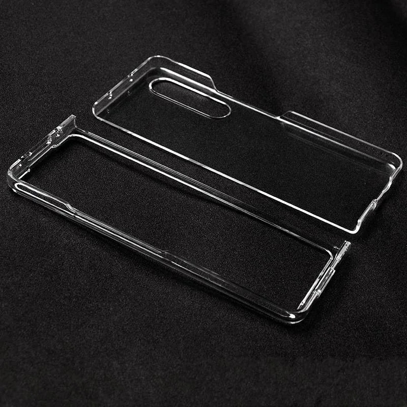 Clear Front Back Silicone Case for Galaxy Z Fold