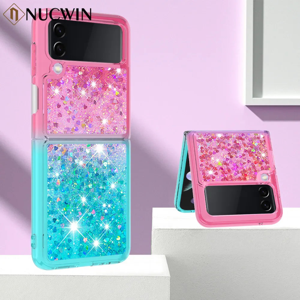 Luxury Quicksand Glitter Case For Galaxy Z Flip