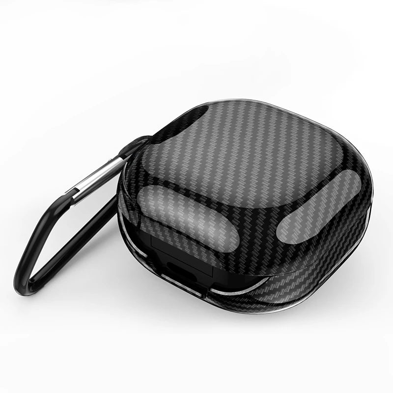 Carbon Fiber Soft Silicone Case for Samsung Galaxy Buds