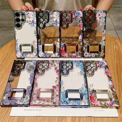 Flower Camera Film Transparent Cover For Samsung