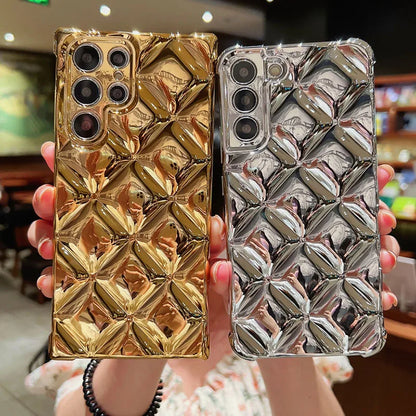 Luxury Gold Electroplated Phone Case For Samsung