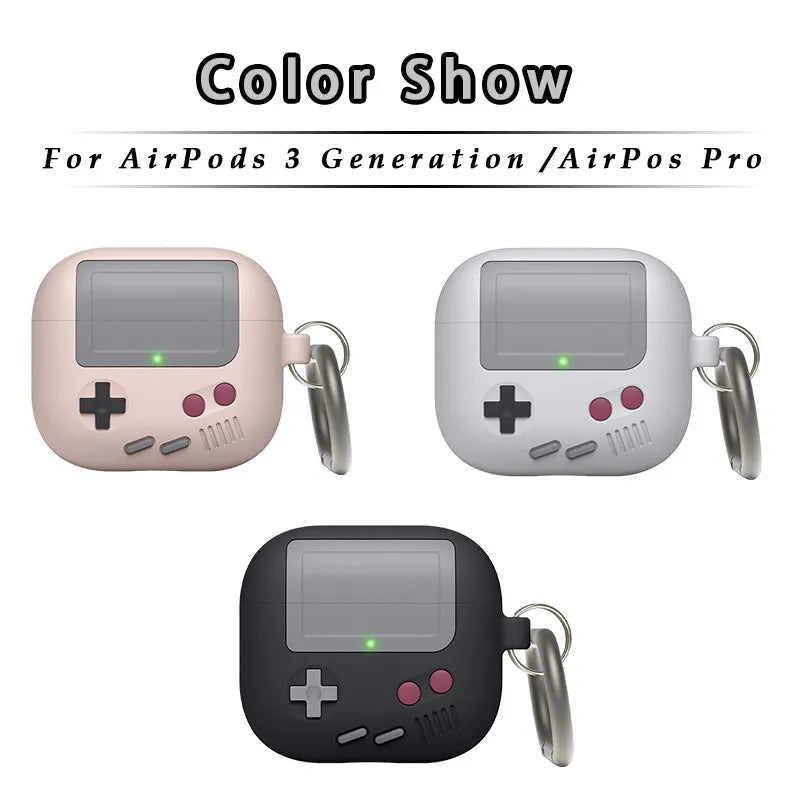 Silicone Game Case For AirPods with Key