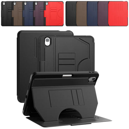 Multi-Layers Protective Magnetic PU Leather Cover for iPad