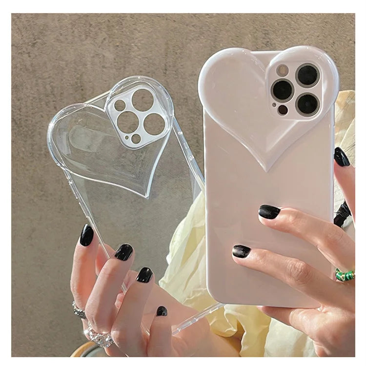 Style Heart-Shaped Soft Phone Case