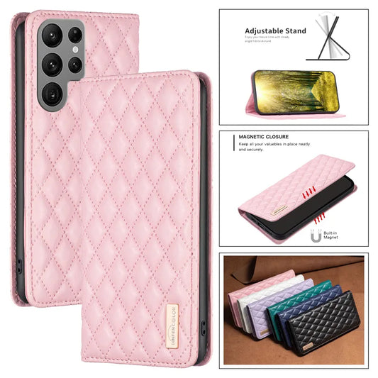 Patterned Wallet Leather Case For Samsung Galaxy