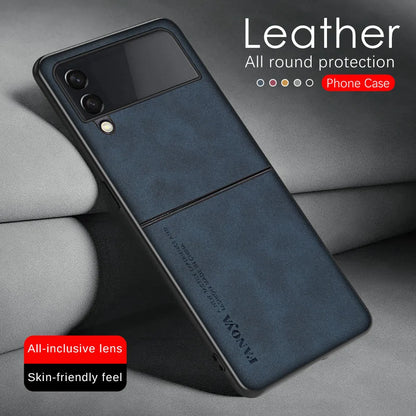 Luxury PU Leather Case For Samsung Galaxy Z Flip