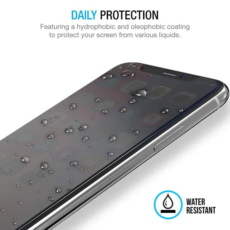 3 Pcs Privacy Tempered Glass Screen Protector for iPhone