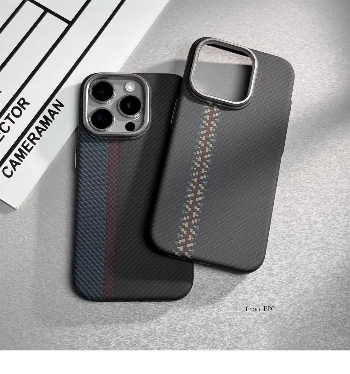 Carbon Fibre Magnetic Case for iPhone