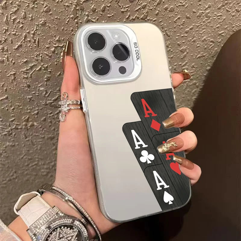 Poker Ultra-Thin Hard  Case for iPhone