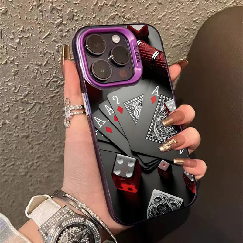 Poker Ultra-Thin Hard  Case for iPhone