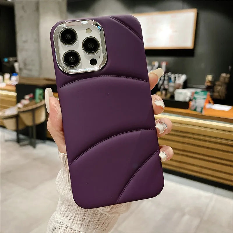 Fashion Soft down-filled Coat iphone case