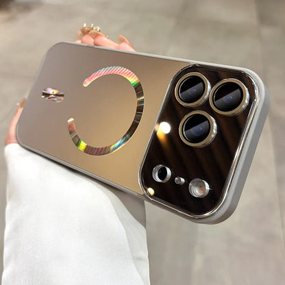 Big Window Flowing Light for Magsafe Magnetic Case for iPhone