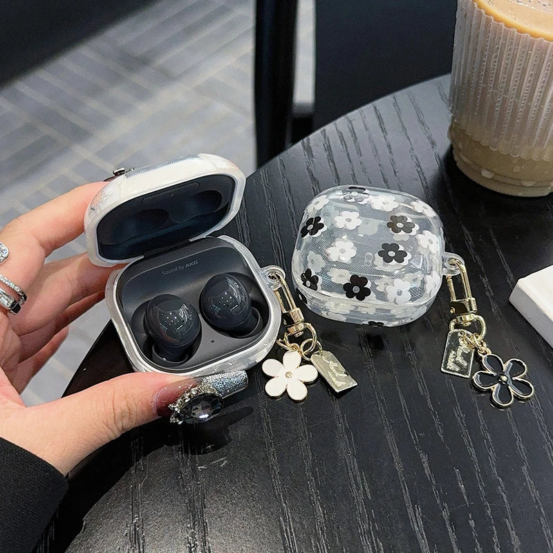 Fashion Flowers Case For Samsung  Buds