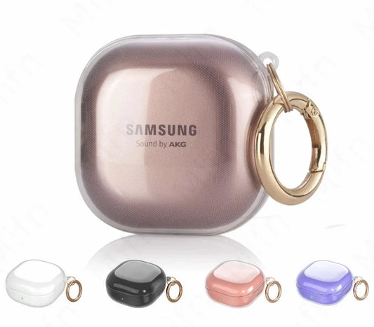 TPU Soft Shell Transparent Case with keychain